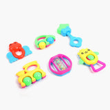 Rattle Box Set Pack of 4 - Multi Color, Newborn Rattles & Toys, Chase Value, Chase Value
