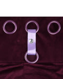 Dyed Velvet Room Curtains – Double Rings - 7.5*4.5
