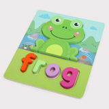 Wooden Puzzle Game - Frog, Board Games & Puzzles, Chase Value, Chase Value