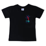 Boys Half Sleeves T-Shirt - Black, Boys T-Shirts, Chase Value, Chase Value