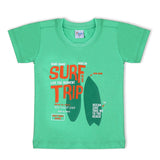 Boys Half Sleeves T-Shirt - Green, Boys T-Shirts, Chase Value, Chase Value