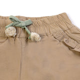 Girls Cotton Shorts - Beige, Girls Shorts Skirts, Chase Value, Chase Value