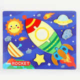 Wooden Puzzle Game - Rocket, Board Games & Puzzles, Chase Value, Chase Value