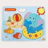 Wooden Puzzle Game - Elephant, Board Games & Puzzles, Chase Value, Chase Value