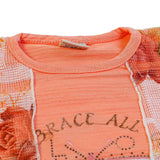 Girls Half Sleeves Skirt Suit - Peach, Girls Suits, Chase Value, Chase Value