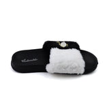Valuable Women's Open-toe Slider - Black, Women Slippers, Chase Value, Chase Value