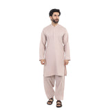 Men's Slim Fit Kurta Shalwar - Brown, Men's Shalwar Kameez, Chase Value, Chase Value