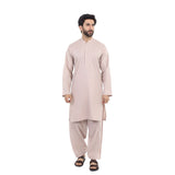 Men's Slim Fit Kurta Shalwar - Brown, Men's Shalwar Kameez, Chase Value, Chase Value
