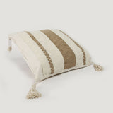 New - Embroidery Cushion 16X16 - Light Brown, Cushions & Pillows, Chase Value, Chase Value