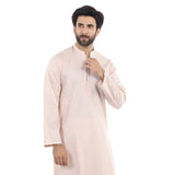 Men's Slim Fit Kurta Shalwar Suit - Almond, Men's Shalwar Kameez, Chase Value, Chase Value