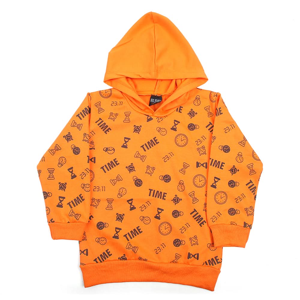 Boys Hoodie T-Shirt - Orange, Boys Hoodies & Sweat Shirts, Chase Value, Chase Value