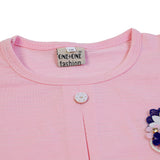 Girls Half Sleeves Skirt Suit - Pink, Girls Suits, Chase Value, Chase Value