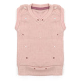 Newborn Girls Sando Sweater - Tea Pink, Newborn Girls Winterwear, Chase Value, Chase Value