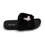 Valuable Women's Open-toe Slider - Black, Women Slippers, Chase Value, Chase Value