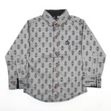 Boys Full Sleeves Shirt - Grey, Boys Shirts, Chase Value, Chase Value