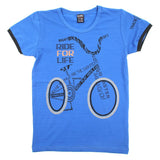 Boys Half Sleeves T-Shirt - Royal Blue, Boys T-Shirts, Chase Value, Chase Value