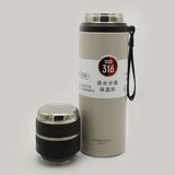 Tidemos Vacuum Bottle Stainless Steel 1000ml - Grey, Water Bottle, Chase Value, Chase Value