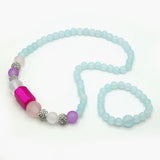 Girls Mala - Cyan, Girls Jewellery Sets, Chase Value, Chase Value