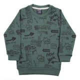 Boys Sweat Shirt - Dark Green, Boys Hoodies & Sweat Shirts, Chase Value, Chase Value