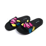 Valuable Women's Open-toe Slider - Black, Women Slippers, Chase Value, Chase Value