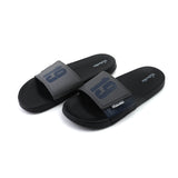 Valuable Open-toe Men's Slider - Black & Gray, Men's Slippers, Chase Value, Chase Value