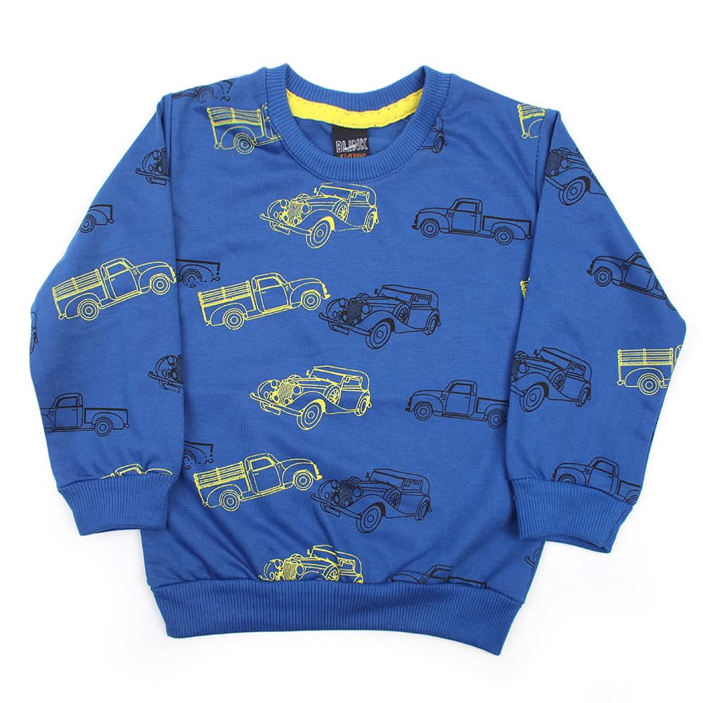 Boys Full Sleeves T-Shirt - Royal Blue, Boys T-Shirts, Chase Value, Chase Value