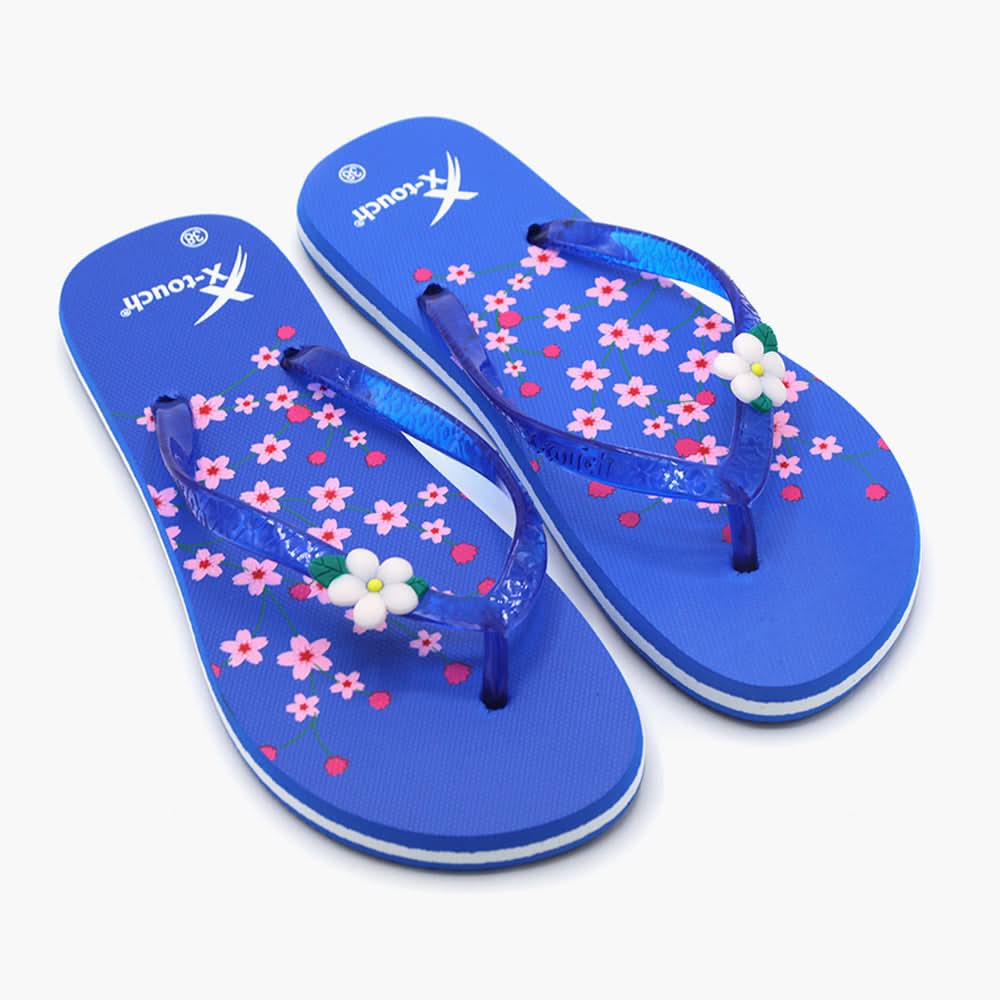 Women's Flip Flop Slipper - Dark Blue, Women Slippers, Chase Value, Chase Value