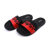 Valuable Open-toe Men's Slider- Black, Men's Slippers, Chase Value, Chase Value
