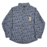 Boys Full Sleeves Shirt - Dark Grey, Boys Shirts, Chase Value, Chase Value