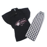Girls Tight Half Sleeves Suit - Black, Girls Suits, Chase Value, Chase Value