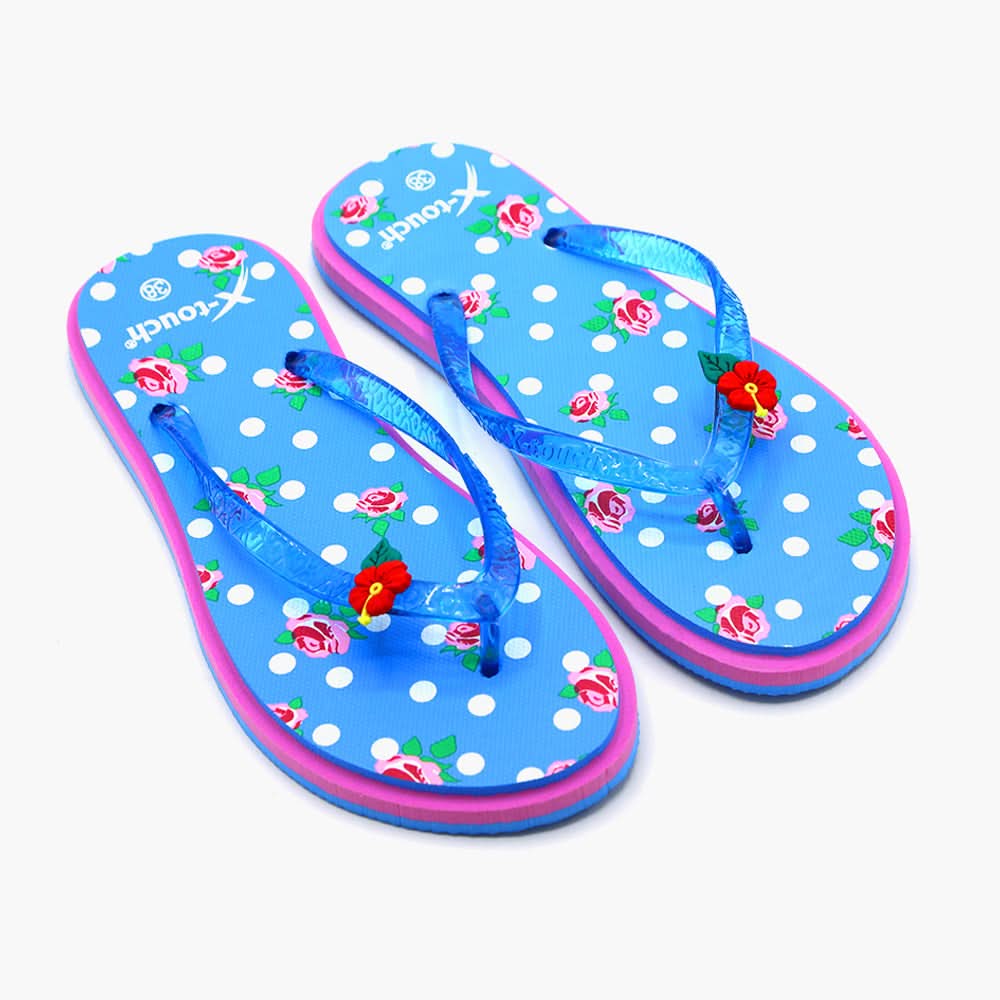 Women's Flip Flop Slipper - Blue, Women Slippers, Chase Value, Chase Value