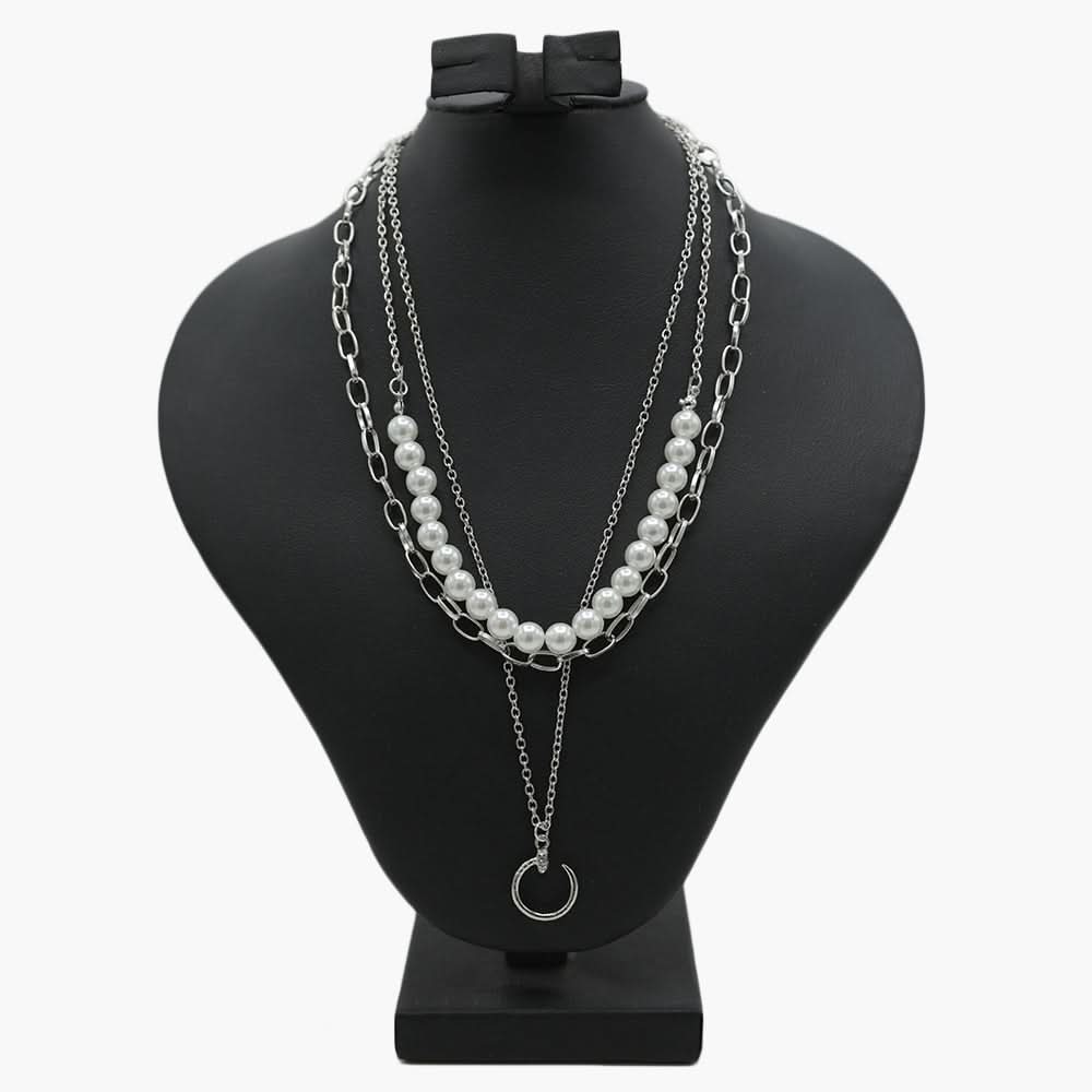 Girls Metal Mala - Silver, Girls Jewellery Sets, Chase Value, Chase Value