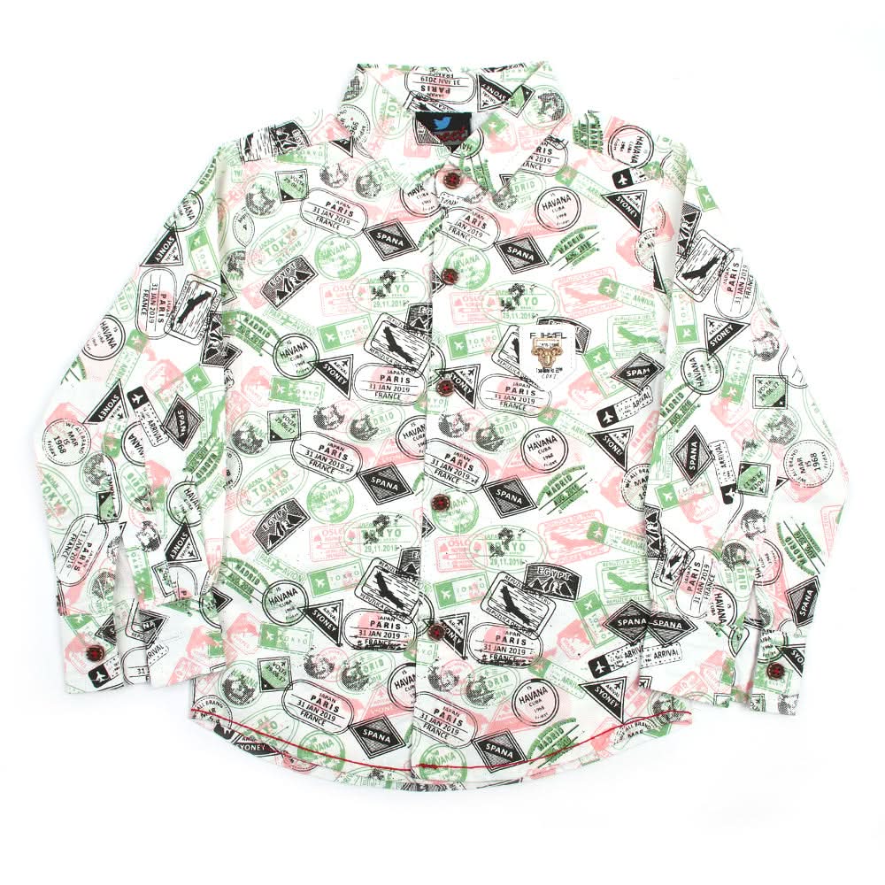 Boys Full Sleeves Shirt - White, Boys Shirts, Chase Value, Chase Value