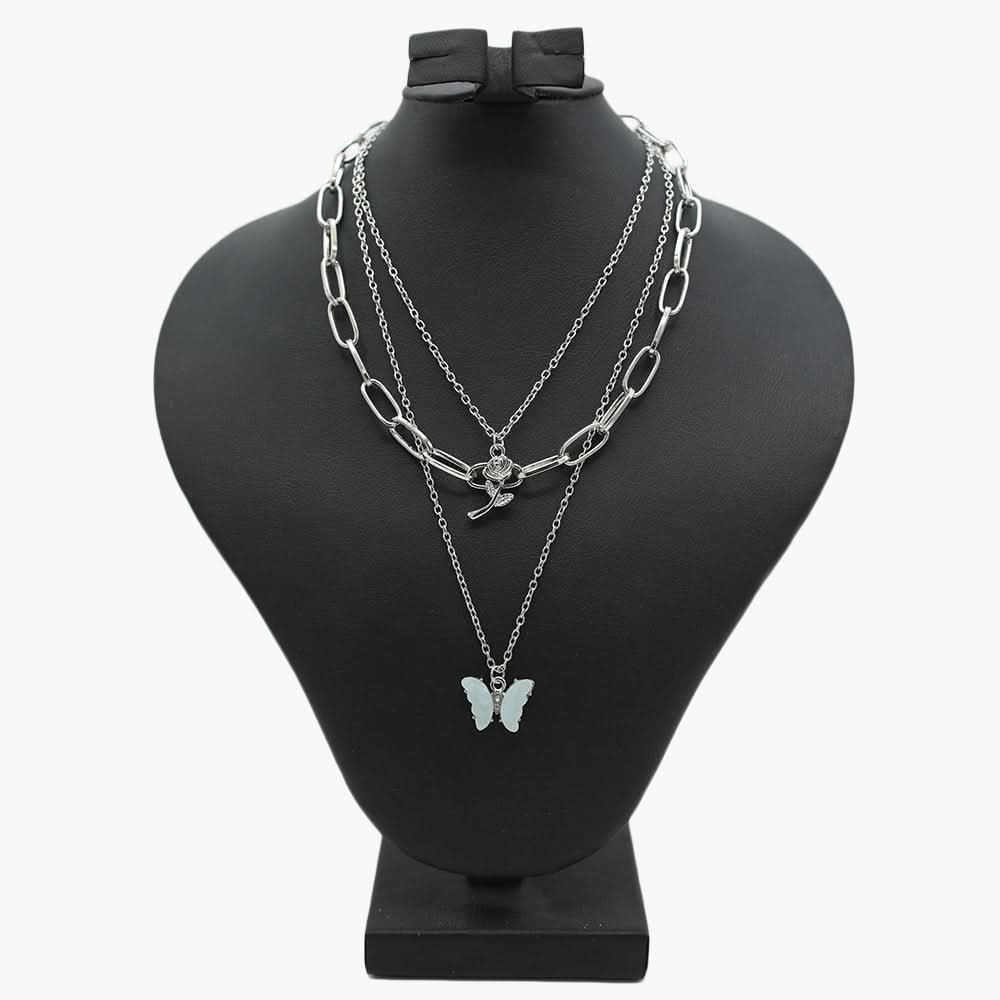 Girls Metal Mala - Silver, Girls Jewellery Sets, Chase Value, Chase Value