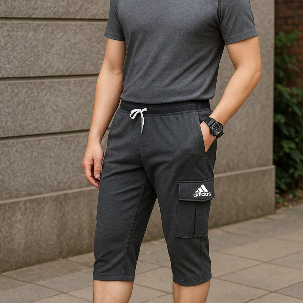 Men's Fancy Cargo 3QTR -Dark Grey, Men's Shorts, Chase Value, Chase Value