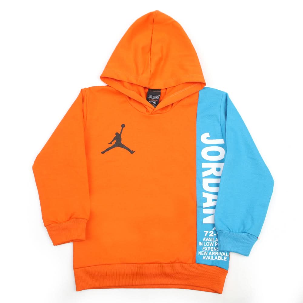 Boys Full Sleeves Hoodie - Orange, Boys Hoodies & Sweat Shirts, Chase Value, Chase Value