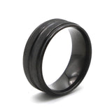 Men's Stainless Steel Ring - Black, Men's Jewellery, Chase Value, Chase Value