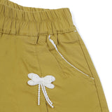 Girls Cotton Shorts - Mehandi, Girls Shorts Skirts, Chase Value, Chase Value
