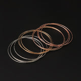 Women's Bangle 3 Shades - Multi Color, Women Bangles & Bracelets, Chase Value, Chase Value