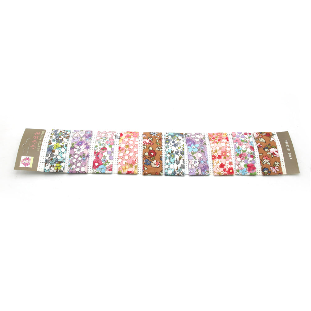 Princess Tik Tak Hair Pins Set 10 Pec - Multi Color, Girls Hair Accessories, Chase Value, Chase Value