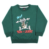 Boys Full Sleeves T-Shirt - Dark Green, Boys T-Shirts, Chase Value, Chase Value