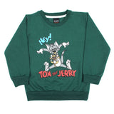 Boys Full Sleeves T-Shirt - Dark Green, Boys T-Shirts, Chase Value, Chase Value