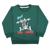 Boys Full Sleeves T-Shirt - Dark Green, Boys T-Shirts, Chase Value, Chase Value