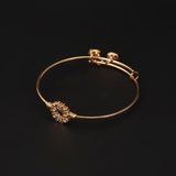 Girls Fancy Steel Kara - Golden, Girls Bangles & Bracelet, Chase Value, Chase Value