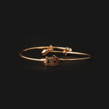 Girls Fancy Steel Kara - Golden, Girls Bangles & Bracelet, Chase Value, Chase Value