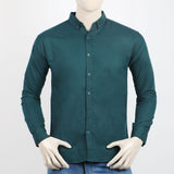 Men's Casual Chambray Shirt - Forest Green, Men's Shirts, Chase Value, Chase Value