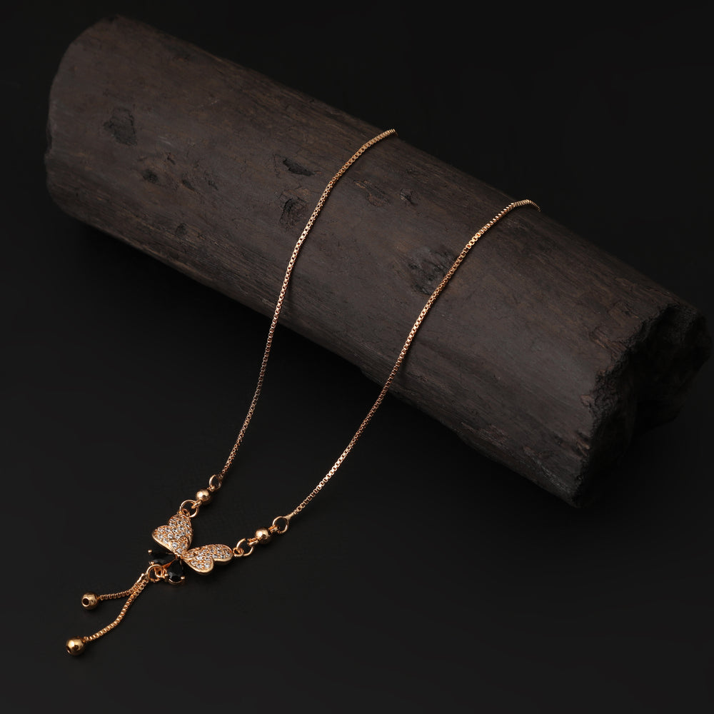 Girls Fancy Chain Locket - Golden, Girls Necklace & Chains, Chase Value, Chase Value