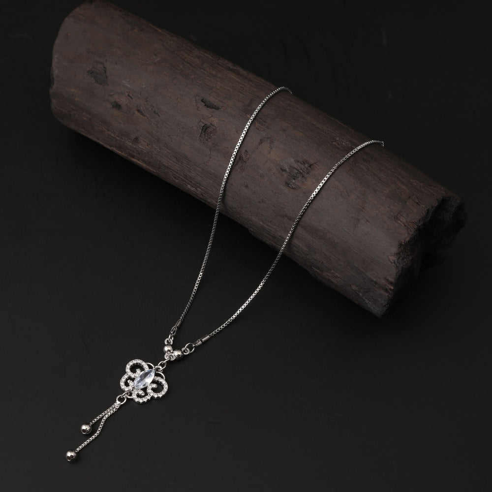 Girls Fancy Chain Locket - Silver, Girls Necklace & Chains, Chase Value, Chase Value