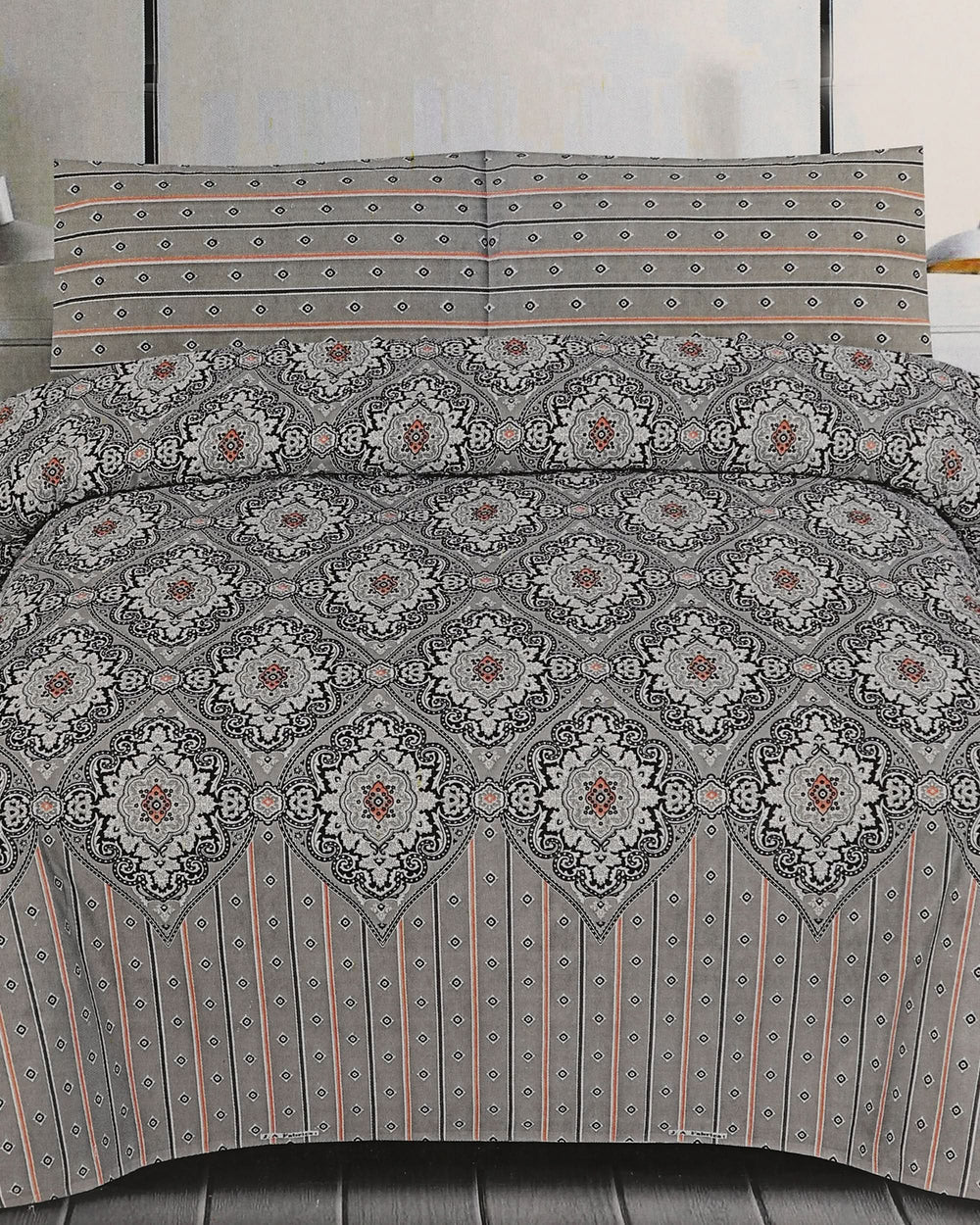 Valuables Printed King Size Bed Sheet 90x95, King Size Bed Sheet, Valuables, Chase Value