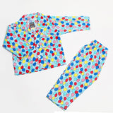 Girls Full Sleeves Night Suit - Multi Color, Girls Suits, Chase Value, Chase Value